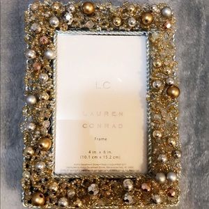 LC Lauren Conrad • Beaded 4" x 6" Frame